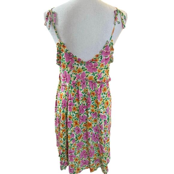 New Patrons of Peace Floral Sun Dress Medium - Picture 3 of 6